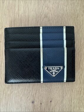 Prada Saffiano Lux Leather Card Case